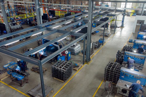 Sheet metal fabrication and welding area at Komaspec