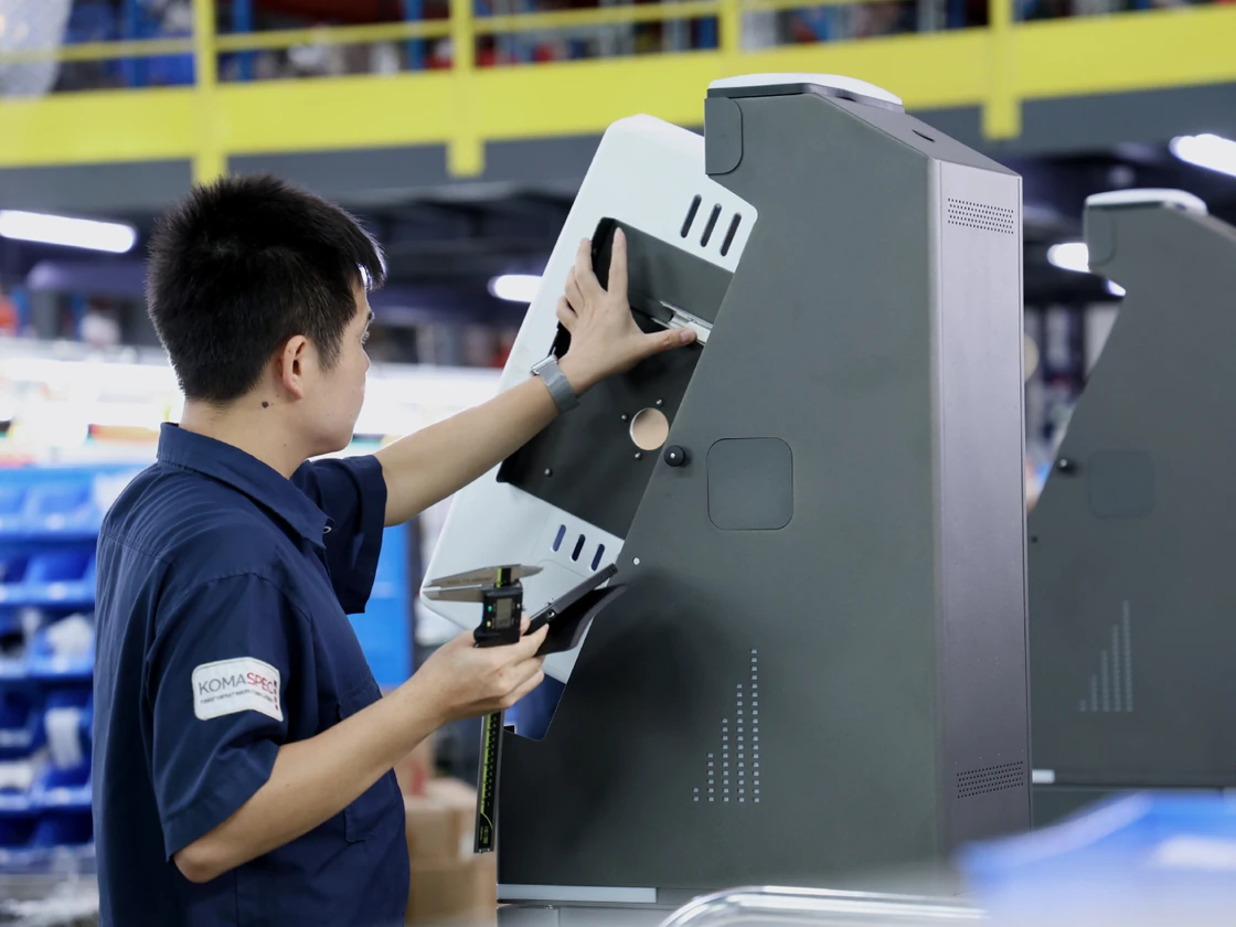 Komaspec box build electromechanical assembly line execution