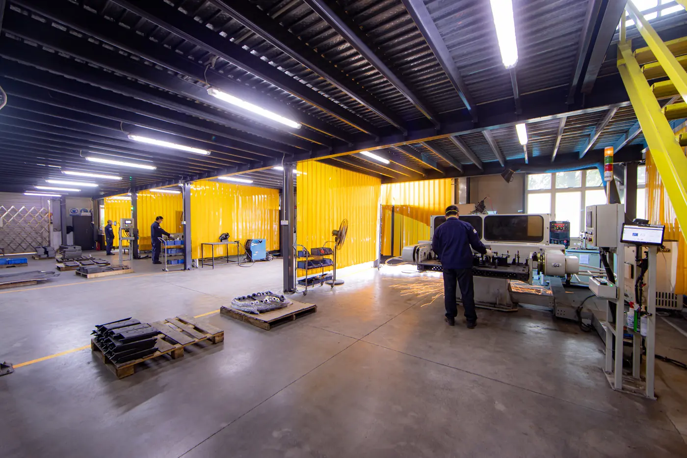One of Komaspec's manufacturing facilities ready for manufacturing