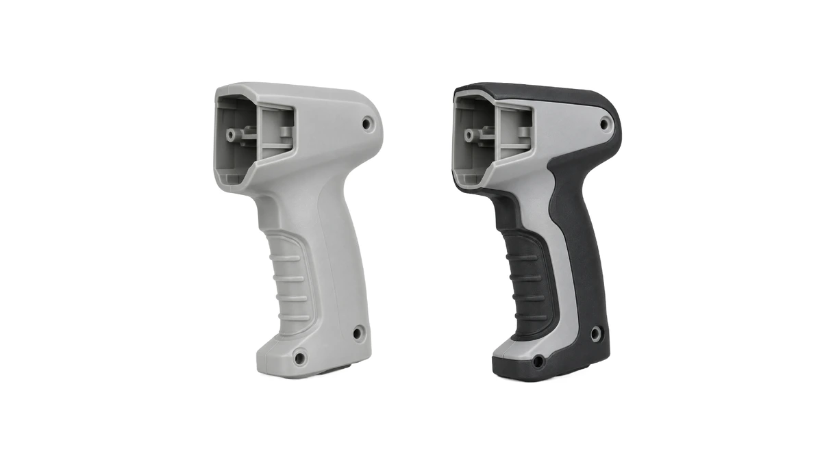 Overmolding Materials Before After Grip Handle Cover