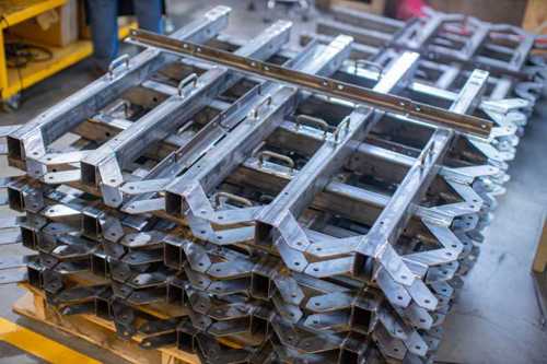 Welded sheet metal parts